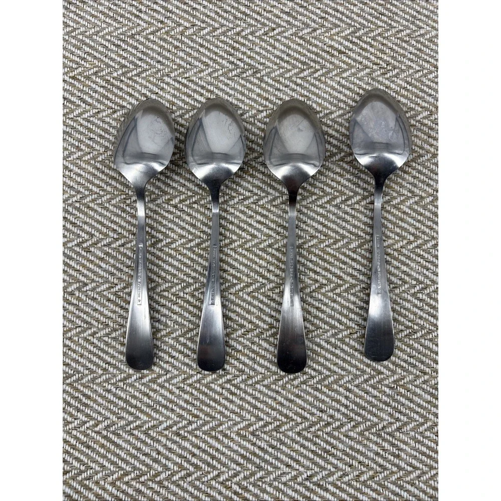 Rogers Silver Liberty Bell (e) Teaspoon Set of 4 Stainless Korea